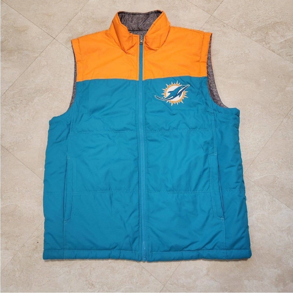 Miami Dolphins reversible vest